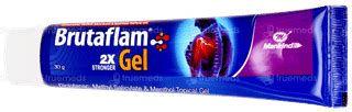 Brutaflam 2x Stronger Gel 30gm - Uses, Side Effects, Dosage, Price ...