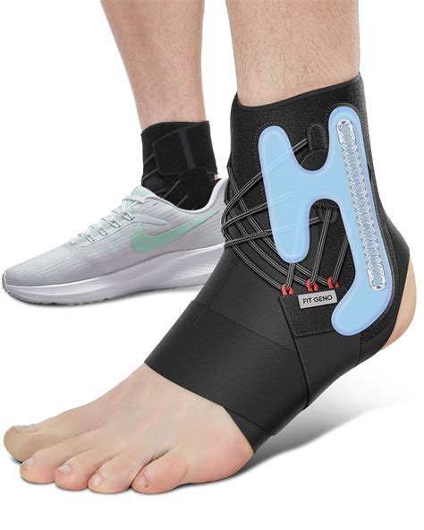 Fit Geno Sprained Ankle Brace: Upgraded Ankle Support Brace for Women ...