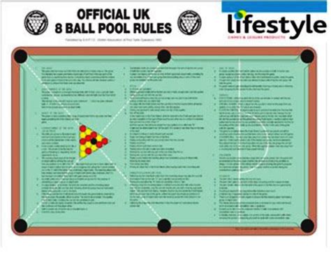 Image result for Pool Table Line Rules