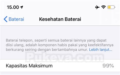 kesehatan baterai 78