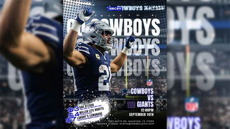 Cowboys vs Giants - DCFH - Dallas Cowboys Fans Houston Official Watch ...