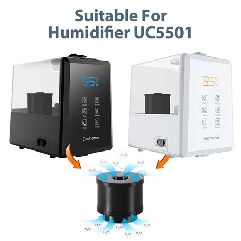 Elechomes Humidifier Replacement Filter, Mineral Absorption Cotton Pads ...