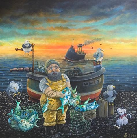 Chesil Fisher - Original Art from West Country Galleries