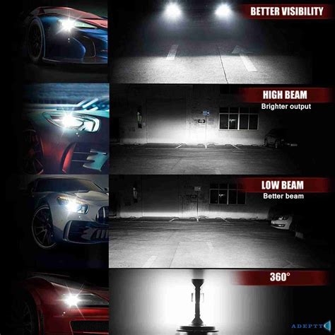 Adeptt AD-LED-H4 Toyota_Etios_Cross Headlight Car LED for Toyota (12 V ...