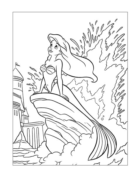 Little Mermaid Coloring Pages – Printable Coloring Pages. FREE