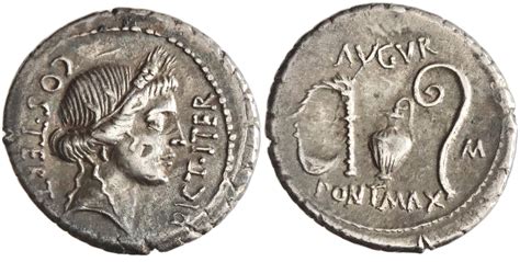 Roman Imperatorial, Julius Caesar, silver denarius, military mint in ...