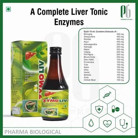 Liver Enzyme Syrup - Liver Tonic Zymolive Syrup Manufacturer from Jaipur