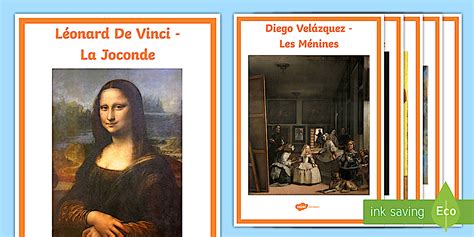 Cursive Posters : célèbres peintures (teacher made)