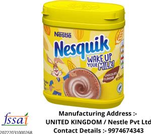 NESTLE Nesquik Chocolate Flavor Milkshake (IMPORTED FROM UK) Price in ...