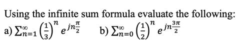 Infinite Sum Formula 的图像结果