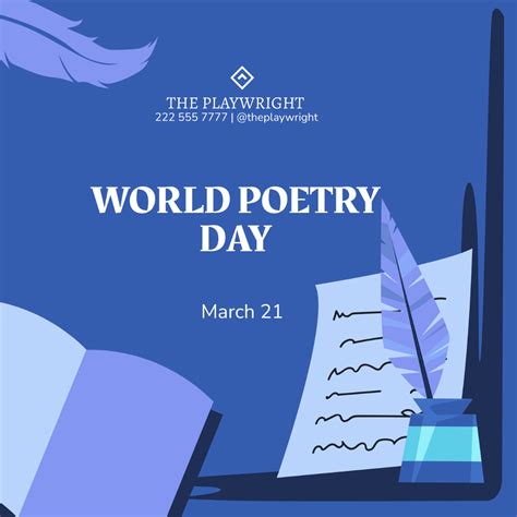 Free World Poetry Day Templates to Edit Online