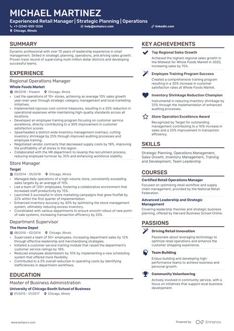 10 District Manager Resume Examples & Guide for 2026