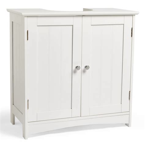 Buy VonHaus Under Sink Cabinet - White Under Sink Bathroom Storage ...