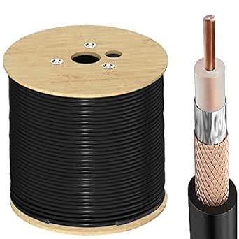 3AN Telecom RG58 Extension Cable 49.2ft(15M) Flexible Low Loss Coaxial ...