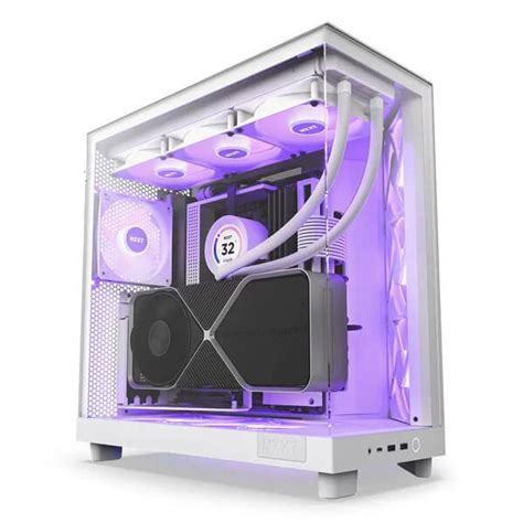 Buy NZXT H6 Flow RGB ATX Mid Tower Cabinet (White) | EliteHubs.com