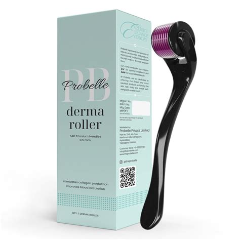 Derma Roller for Hair & Beard Growth – 0.5mm Microneedling Tool to ...