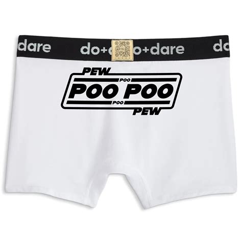 💥 Pew Poo Poo Pew | Bamboo Boxer Briefs Underwear 🩲 | do+dare undie co.