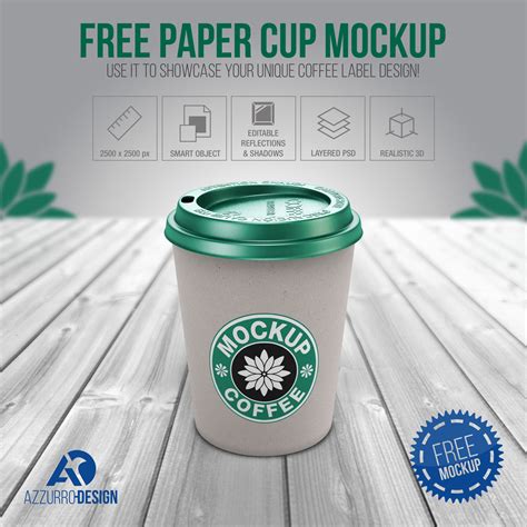 FREE paper cup mockup (PSD) :: Behance