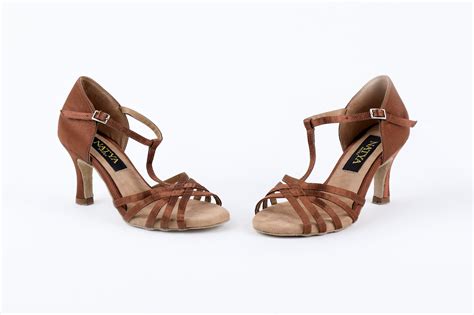Copper Latin Dance Heels - SERENITY | Natya Shoes