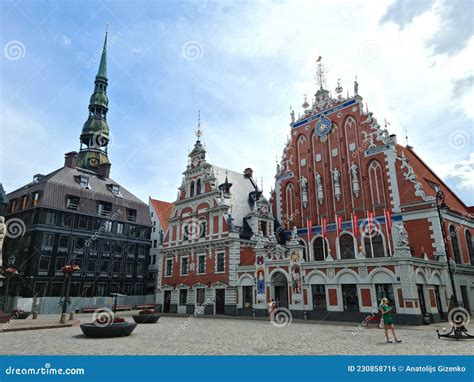 Historical Landmarks of the Latvian Capital Riga on a Sunny Summer Day 2021 Editorial Photo ...