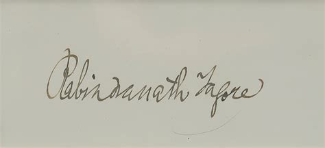 泰戈尔签名卡片（附照片）（连框尺寸42×32.5厘米·印度著名诗人·诺奖得主）