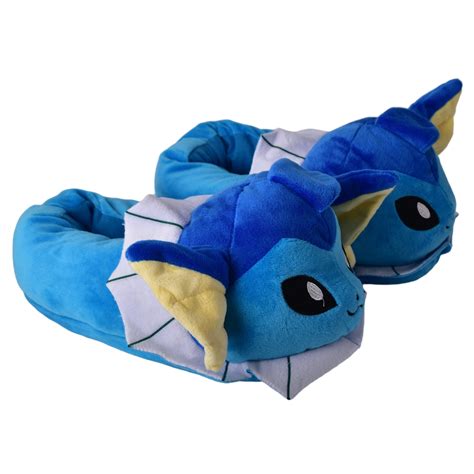Buy Seekfunning 22cm Pokemon Water Eevee Cartoon Anime Plush Slippers ...