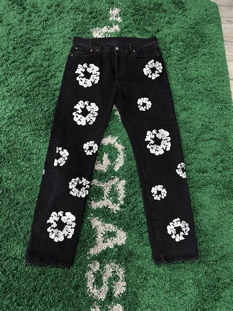 DENIM TEARS Denim Tear Jeans Black | Grailed