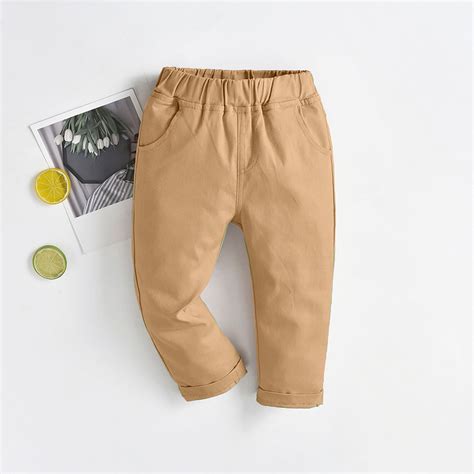 Cethrio Toddler Boys Dress Pants, Casual Formal Elastic Waist School ...