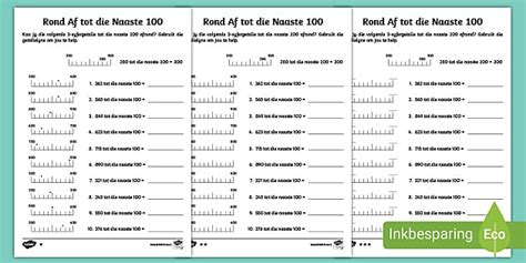 Rond Af tot die Naaste 100 Gedifferensieerde Aktiwiteit