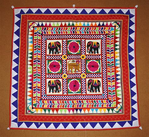 Triveni Art & Crafts Indian Home Decor Vintage Kutch Gujarati Chakla ...