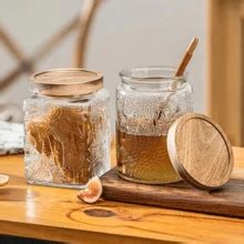Vintage Glass Sealed Jars, 23.7 FL OZ Glass Storage Containers With ...