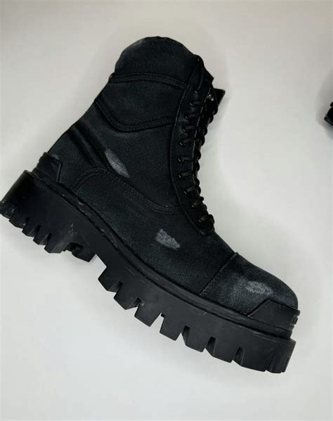 Balenciaga Balenciaga distress strike boot | Grailed