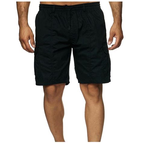 HIMIWAY Big Mens Shorts Plus Size Men's Cargo Shorts Multi-Pockets ...