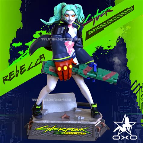3D file Rebecca from Cyberpunk Edgerunners・3D printable model to ...