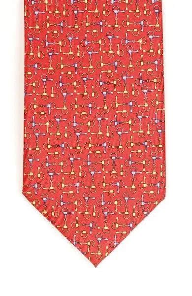 LA Smith | LA Smith Country And Hobby Equestrian Print Silk Ties ...