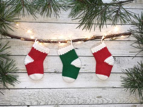 Image result for Crochet Mini Stocking Pattern