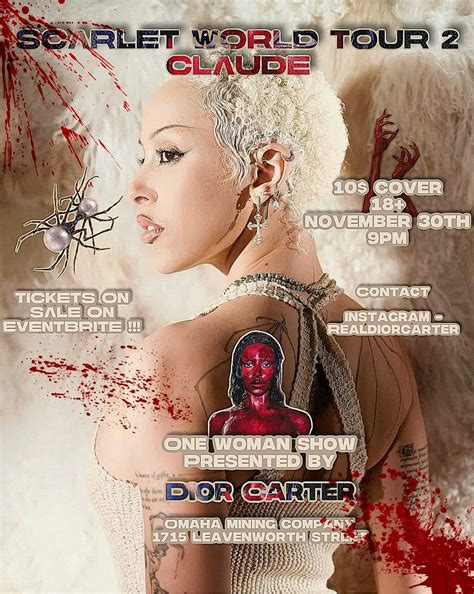 Doja Cat: Scarlet World Tour : Claude ( Drag Show ), Omaha Mining Co ...