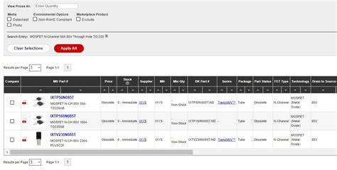 Image result for Digi Key Part Search
