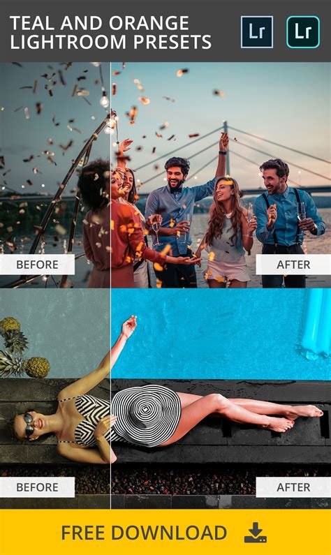 Free Download Teal & Orange Lightroom Presets | Lightroom, Lightroom ...