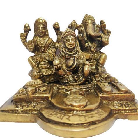 Buy Pinaki Laxmi ji Ganesh ji Kuber Ji Idol Murti | Medium | Shri Dhan ...