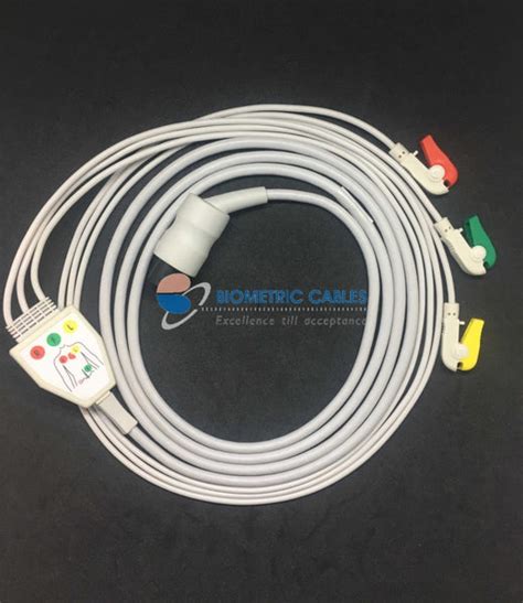 3 Lead ECG Cables >>where to place leads for ecg