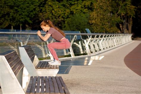 Image result for Woman Jumping Over Bench