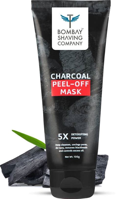 BOMBAY SHAVING COMPANY Charcoal Peel off Face Mask | Face Pack for ...