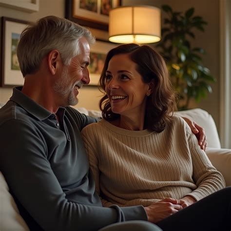 Cozy Home Scene with Husband and Wife | Stable Diffusion Online