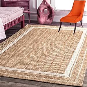 Buy Beautiful Hommies Natural Rectangular Jute Rug - Hand Woven ...