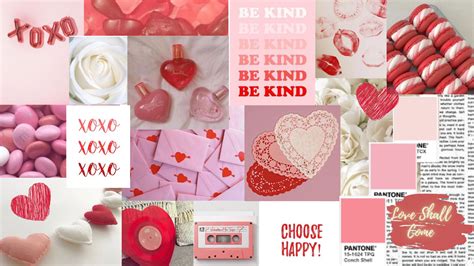 🔥 [30+] Aesthetic Valentines Day Collage Desktop Wallpapers | WallpaperSafari
