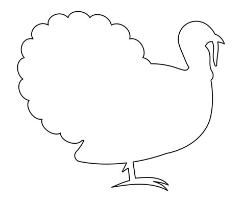 Thanksgiving Turkey Cut Out - 14 Free PDF Printables | Printablee