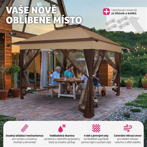 Faltpavillon Carabobo 3,64 x 3,64 x 2,94 m | Kaufland.cz