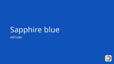 Image result for Sapphire Blue Color Code