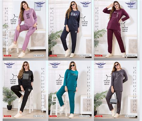 Vol 20081 A Grab It Tencil Full Sleeve Night Suits Manufacturer ...